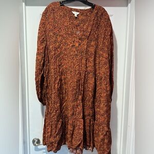 Colorful tunic dress